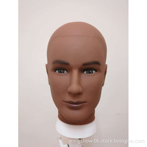 Bald mannequin head stand Mannequin Head for Wigs Lashes Jewelry